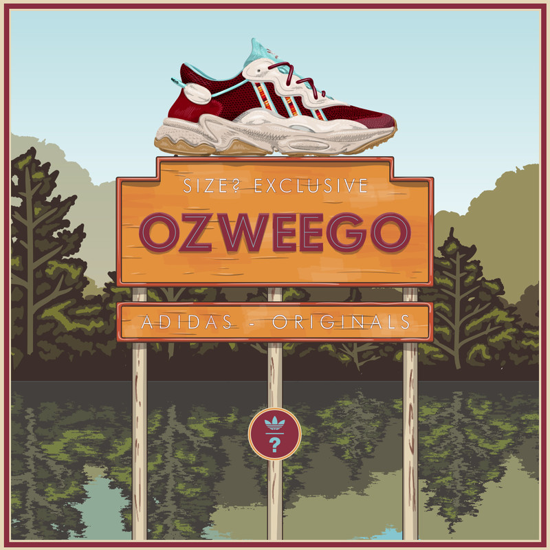 Size x adidas clearance ozweego